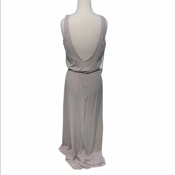 Show Me Your Mumu Kendall Maxi Dress Show Me The Ring Crisp‎ Bridesmaid Small - Picture 9 of 15